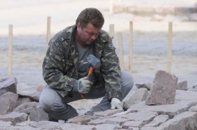 Tracing of the Desiatynna Church basement