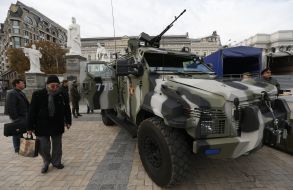 Exhibition of military vehicles