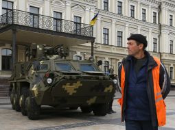 Exhibition of military vehicles