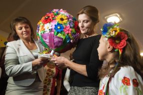 Марина Порошенко в Запорожье