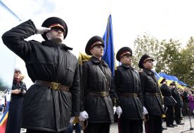 The ceremony of initiation into cadets