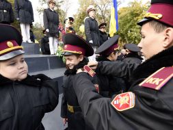 The ceremony of initiation into cadets