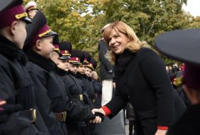 The ceremony of initiation into cadets