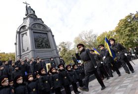 The ceremony of initiation into cadets