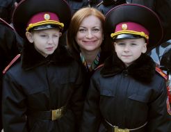 The ceremony of initiation into cadets