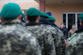 Marina Poroshenko visited frontier detachment