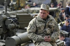 Exhibition of military vehicles