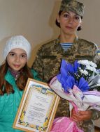 Handing the keys to the apartments to servicemen