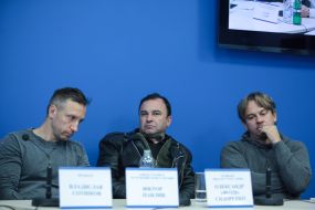 Vladislav Sotnikov, Viktor Pavlik and Aleksandr Sidorenko