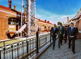 Gennady Truhanov, Mikhail Saakashvili and Petro Poroshenko