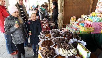 Fair of chocolate products