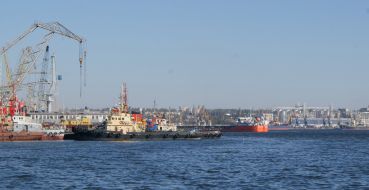 View of the Sea Commercial Port