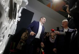 Vitaliy Klichko and Vyacheslav Nepop