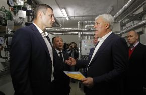 Vitaliy Klichko and Vyacheslav Nepop