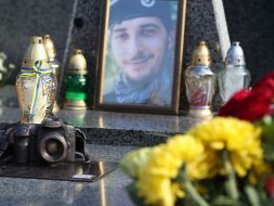 Відкриття пам’ятника на могилі Віктора Гурняка