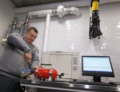 Checking the quality of gas 