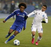 Soccer. UEFA Champions League, FC "Dynamo" (Kiev) - FC "Chelsea" (London)