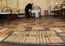 Convicted corrects bed in residential unit