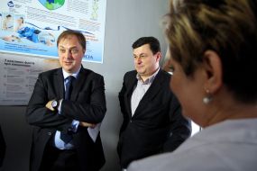 Aleksandr Kvitashvili and Igor Pereginets