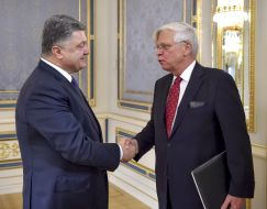 Petro Poroshenko and Christoph Weil