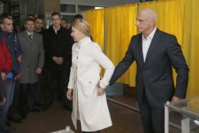 Yulia Tymoshenko and Oleksandr Tymoshenko