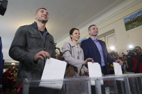 Natalia, Vitali and Wladimir Klitschko