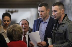 Natalia, Vitali and Wladimir Klitschko
