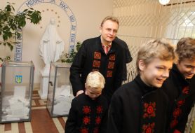 Андрій Садовий зі своїми дітьми