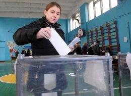 Voting in elections in Kharkov