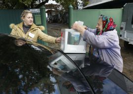 Voting in local elections in 2015 in Kiev