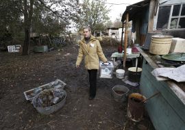 Voting in local elections in 2015 in Kiev