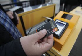 Contactless payments on the line of the Kiev speed tram in Kiev