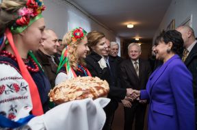 Пенні Прітцкер і Марина Порошенко