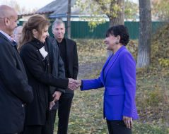 Пенні Прітцкер і Марина Порошенко