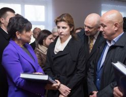 Пенні Прітцкер і Марина Порошенко