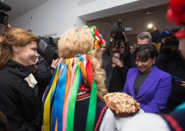 Пенні Прітцкер і Марина Порошенко