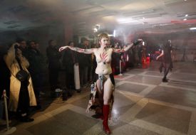 The show of Lugansk theater of erotic fashion "Orchid"