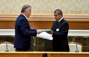 Signing of the document