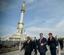 Petr and Marina Poroshenko