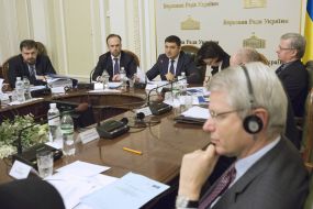 Алексей Филатов, Владимир Гройсман и Оксана Сыроед