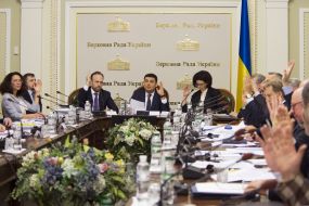 Алексей Филатов, Владимир Гройсман и Оксана Сыроед