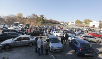 Participants of the motor rally