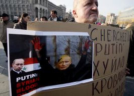 Participants of the action "Ukraine and Israel against terrorism and separatism"