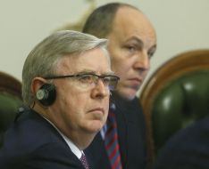 Андрей Парубий и Пэт Кокс