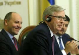 Андрей Парубий и Пэт Кокс