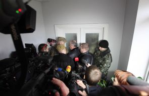 Andrey Denisenko and journalists