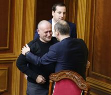 Dmitry Yarosh and  Andrei Paruby 