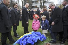 Opening of the monument to Taras Shevchenko