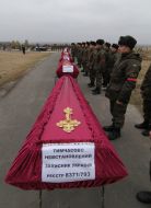 Церемонія поховання воїнів АТО