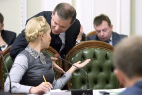 Yulia Tymoshenko and Oleg Lyashko